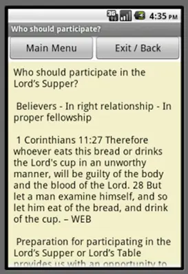 FaithPoint Ordinances android App screenshot 0