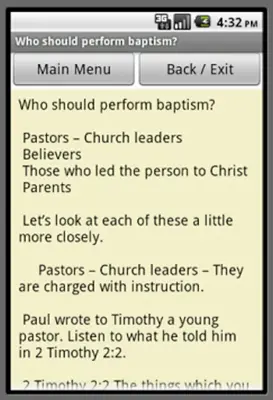 FaithPoint Ordinances android App screenshot 2